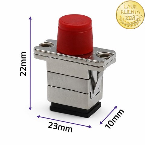Qoltec Adapter hybrydowy SC/UPC - FC/UPC | Simplex | Multimode