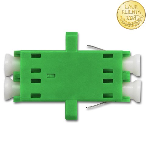 Qoltec Adapter światłowodowy LC/APC | Duplex | Singlemode