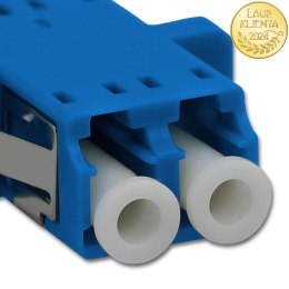 Qoltec Adapter światłowodowy LC/UPC | Duplex | Singlemode