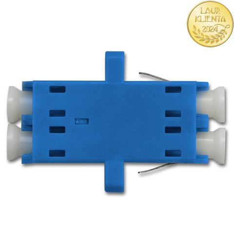Qoltec Adapter światłowodowy LC/UPC | Duplex | Singlemode