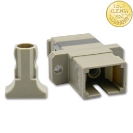 Qoltec Adapter światłowodowy SC/UPC | Simplex | Multimode