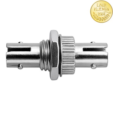 Qoltec Adapter światłowodowy ST/UPC | Simplex | Multimode