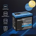 Qoltec Akumulator LiFePO4 Litowo-Żelazowo-Fosforanowy | 12.8V | 100Ah | 1280Wh | BMS