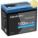 Qoltec Akumulator LiFePO4 Litowo-Żelazowo-Fosforanowy | 12.8V | 100Ah | 1280Wh | Bluetooth | BMS