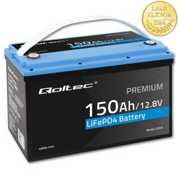 Qoltec Akumulator LiFePO4 Litowo-Żelazowo-Fosforanowy | 12.8V | 150Ah | 1920Wh| BMS