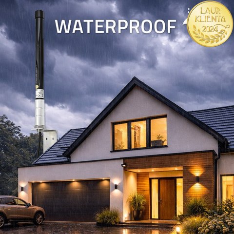 Qoltec Antena 4G LTE | 15dBi | dookólna | zewnętrzna | SMA | włókno szklane