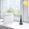 Qoltec Antena 4G LTE z podstawą magnetyczną | 5dBi | wewnętrzna | dookólna | 600-2700 MHz | SMA | 3m
