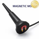 Qoltec Antena 4G LTE z podstawą magnetyczną | 5dBi | wewnętrzna | dookólna | 600-2700 MHz | SMA | 3m