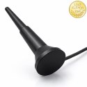 Qoltec Antena 4G LTE z podstawą magnetyczną | 5dBi | wewnętrzna | dookólna | 600-2700 MHz | SMA | 3m