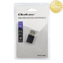 Qoltec Bezprzewodowy Ultra szybki mini adapter WiFi 6 | Standard AX | Bluetooth 5.4 | USB | 900Mbps