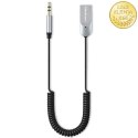 Qoltec Bezprzewodowy adapter odbiornik dźwięku Audio HiFi Home&Car| Bluetooth 6.0 | 2 x RCA | 1 x AUX MiniJack 3.5mm| USB | Mikr