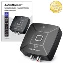 Qoltec Bezprzewodowy transmiter odbiornik Audio HiFi Home&Car| Bluetooth 6.0 | NFC | 2 x RCA | 1 x AUX MiniJack 3.5mm| Mikrofon
