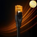 Qoltec Kabel Patchcord UTP | CAT6 | 2 x RJ-45 | High speed 1Gb/s | Pozłacane styki | 20m | czarny