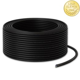 Qoltec Kabel Patchcord sieciowy skrętka UTP | CAT6 | High speed 1Gb/s | LAN | 100m | czarny