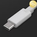 Qoltec Kabel USB 2.0 typ C męski | USB 2.0 typ C męski | 1.4m | Biały