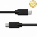 Qoltec Kabel USB 2.0 typ C męski | USB 2.0 typ C męski | 2.5m | Czarny