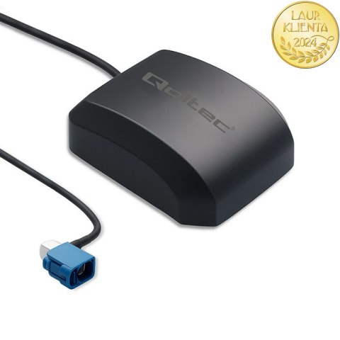 Qoltec Mobilna Antena GPS GLONASS z podstawą magnetyczną | dookólna | 28dBi | FAKRA