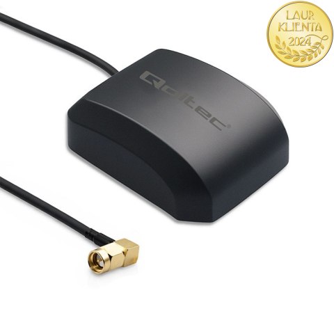 Qoltec Mobilna Antena GPS GLONASS z podstawą magnetyczną | dookólna | 28dBi | SMA RA