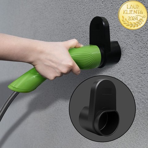 Qoltec Mobilna ładowarka do samochodu elektrycznego EV z regulacją 2w1 Typ2 | 22kW | 400V | Wi-fi | TUYA | SMART LIFE | LCD | Pr