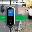 Qoltec Mobilna ładowarka do samochodu elektrycznego EV z regulacją 2w1 Typ2 | 22kW | 400V | Wi-fi | TUYA | SMART LIFE | LCD | Pr