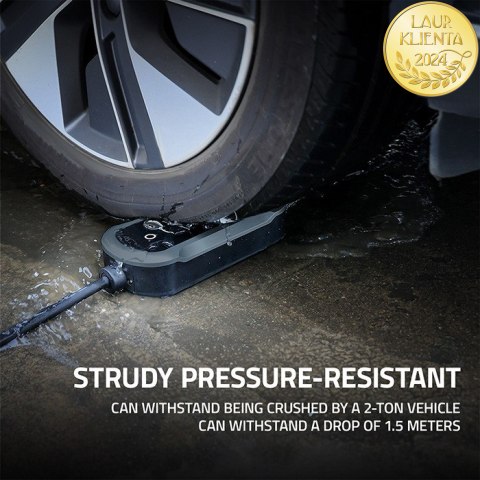 Qoltec Mobilna ładowarka do samochodu elektrycznego EV z regulacją 2w1 Typ2 | 22kW | 400V | Wi-fi | TUYA | SMART LIFE | LCD | Pr