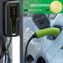 Qoltec Mobilna ładowarka do samochodu elektrycznego EV z regulacją 2w1 Typ2 | 3.5kW | 230V | LCD | Przenośna | 4m