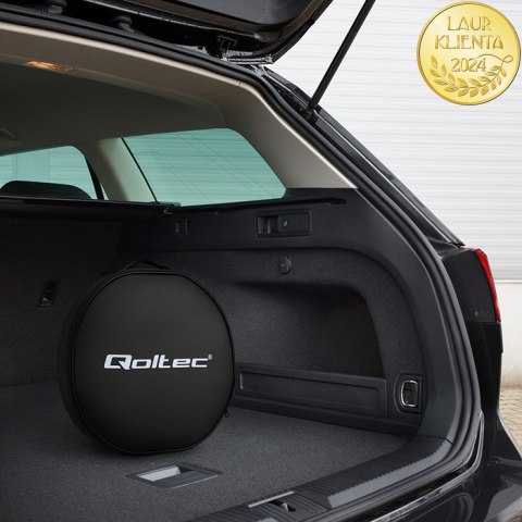 Qoltec Mobilna ładowarka do samochodu elektrycznego EV z regulacją 2w1 Typ2 | 3.5kW | 230V | LCD | Przenośna | 4m