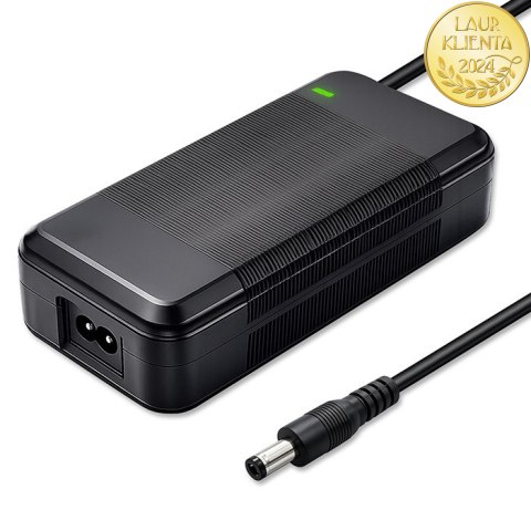 Qoltec Szybka Ładowarka do roweru skutera elektrycznego 36V | 42V | 4A | 5.5*2.1 +kabel zasilający