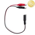 Qoltec Automatyczna ładowarka do akumulatora AGM GEL STD | Prostownik 24V | 19.2W | 5.5x2.1 | Kabel 1.8m