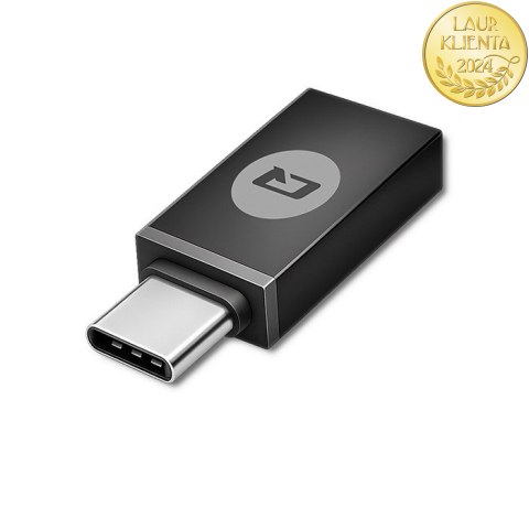 Qoltec Inteligentny czytnik chipowych kart ID SCR-0636 | USB 2.0 + Adapter USB-C