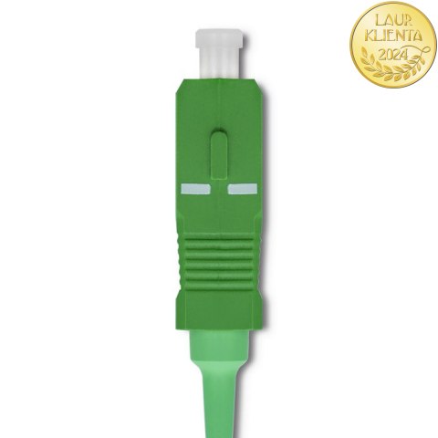 Qoltec Pigtail światłowodowy SC/APC | Singlemode | 9/125 | G652D | 1.5m