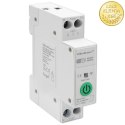 Qoltec Przekaźnik 63A na szynę DIN z licznikiem energii elektrycznej | TUYA | Wi-Fi | SMART LIFE