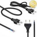 Qoltec Kabel zasilający CEE 7/16 (C) | 2x0.75 mm² | miedź Cu | odizolowany lutowany | 1.8m