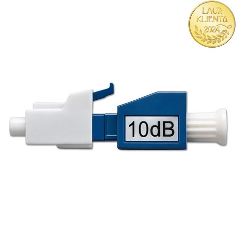 Qoltec Tłumik światłowodowy LC/UPC (F) - LC/UPC (M) | Singlemode | 10dB