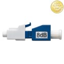 Qoltec Tłumik światłowodowy LC/UPC (F) - LC/UPC (M) | Singlemode | 8dB