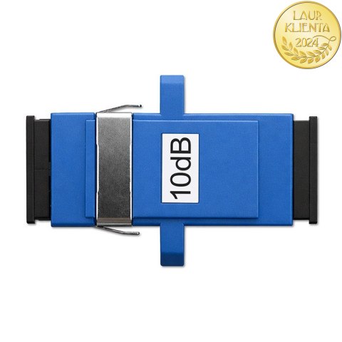 Qoltec Tłumik światłowodowy SC/UPC (F) - SC/UPC (F) | Singlemode | 10dB