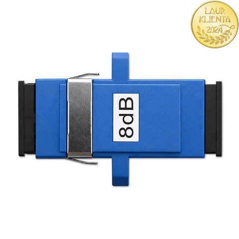 Qoltec Tłumik światłowodowy SC/UPC (F) - SC/UPC (F) | Singlemode | 8dB