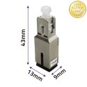 Qoltec Tłumik światłowodowy SC/UPC (F) - SC/UPC (M) | Singlemode | 15dB