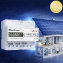 Qoltec Trójfazowy elektroniczny licznik | miernik zużycia energii na szynę DIN | 400V | 100A | LCD | LED | 7P
