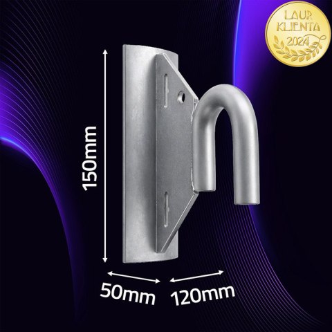 Qoltec Wspornik słupowy | MBL: 18kN