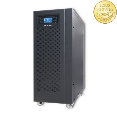 Qoltec Zasilacz awaryjny UPS On-line | Pure Sine Wave | 10kVA | 8kW | LCD | USB