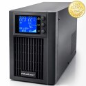 Qoltec Zasilacz awaryjny UPS Pure Sine Wave | 1kVA | 800W | AVR | LCD | Czysty Sinus