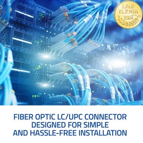 Qoltec Złącza światłowodowe LC/UPC | Singlemode | 0.9mm