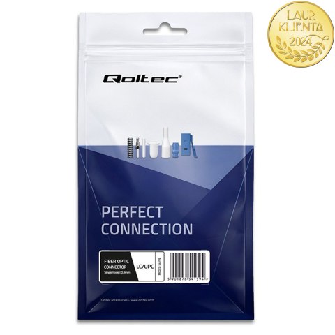 Qoltec Złącza światłowodowe LC/UPC | Singlemode | 0.9mm