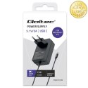 Qoltec Ładowarka Super FAST PD do Raspberry PI 5 | USB-C | 27W | 5.1V | 5A | Czarna