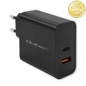 Qoltec Ładowarka Super Quick PD |1xUSB-C | 1xUSB | 65W | 5-20V | 1.5-3.25A | Laptop | Smartfon | Czarna