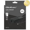 Qoltec Ładowarka sieciowa 65W GaN Super Fast SLIM | PD | 5-20V | 3.25A | USB-C 3.1 | Laptop | MacBook | Smartfon | + kabel