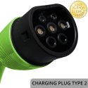 Qoltec Mobilna ładowarka do samochodu elektrycznego EV i hybryd z regulacją 2w1 Typ2 | 11kW | 400V | CEE 32A | Wi-fi | TUYA | SM