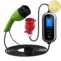 Qoltec Mobilna ładowarka do samochodu elektrycznego EV i hybryd z regulacją 2w1 Typ2 | 22kW | 400V | CEE 32A | Wi-fi | TUYA | SM