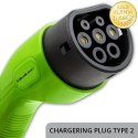 Qoltec Mobilna ładowarka do samochodu elektrycznego EV i hybryd z regulacją 2w1 Typ2 | 3.5kW | 230V | SCHUKO 16A | Wi-fi | LCD |